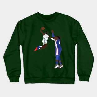 Jaylen Brown Dunk on Joel Embiid Crewneck Sweatshirt